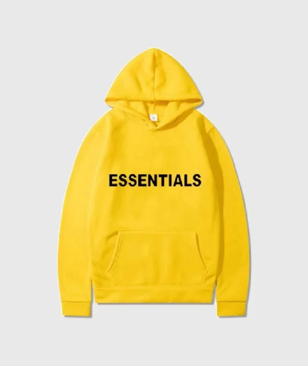 Fear Of God Essentials Hoodie Yellow