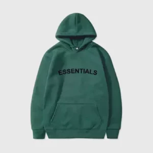 Fear of God Essentials Oversized Hoodie Green