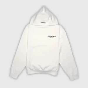 Fear of God Essentials Photo Pullover White Hoodie