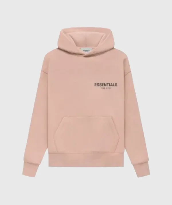 Fear of God Essentials Pullover Hoodie Pink