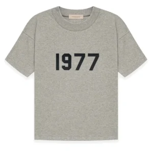 1977 Dark Heather Gray Casual T-Shirt