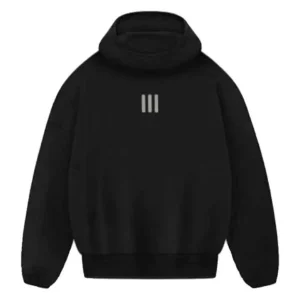 ATHLETICS Heavy Fleece Black Hoodie