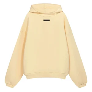 Beige Bonded Hoodie