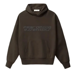 Brown ’90s Fleece Hoodie