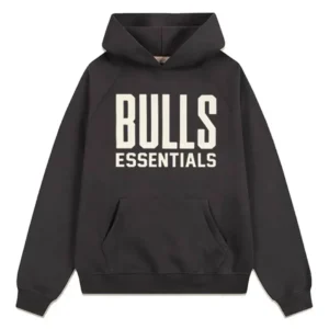Bulls Hoodie Charcoal Gray