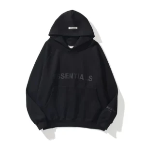 Casual Black Hoodie