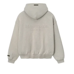 Classic Fleece Zipper Hoodie Heather Stone