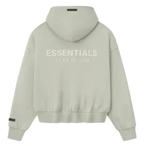 Classic Fleece Zipper Hoodie Seafoam Green