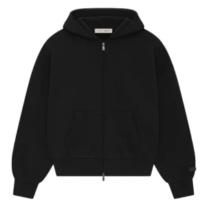 Classic Full Zipper Hoodie Black