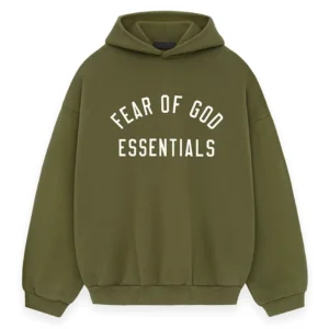 Fleece Hoodie Military Green