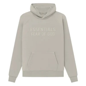 Flocked Elephant White Hoodie