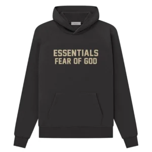 Flocked Rice Label Hoodie