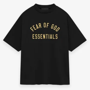 Jersey Crewneck T Shirt Black