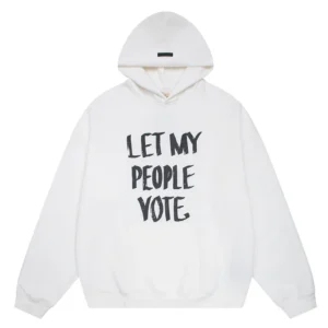 Let My People Vote Hoodie White