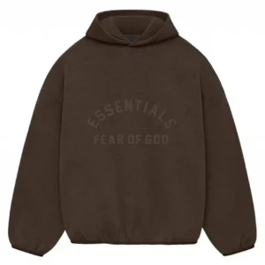 Nylon Fleece Hoodie Heather Wood