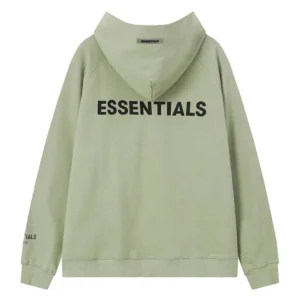 Oversized Zipper Hoodie Green