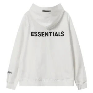Pullover Zipper Hoodie White