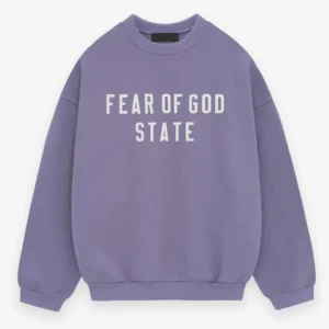 Purple Crewneck Sweatshirt