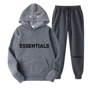 Spring Hooded Elephant Gray Tracksuit