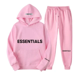 Spring Hooded Pink Tracksuit