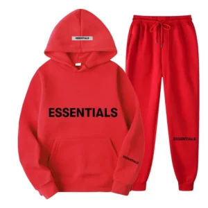 Spring Hooded Red Tracksuit