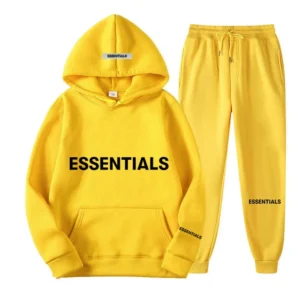 Spring Hooded Yellow Tracksuit