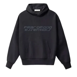 Vintage Black ’90s Fleece Hoodie