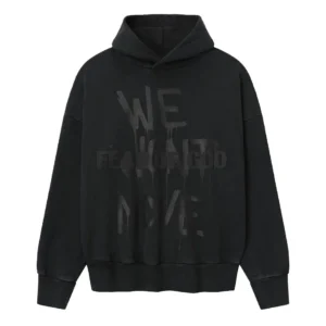 We Won’t Move” Vintage Fit Hoodie Black