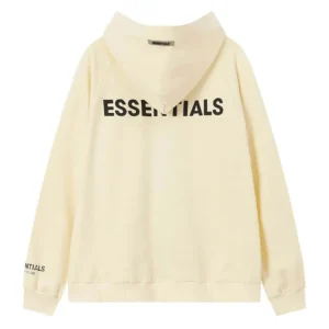 Zipper Hoodie Light Yellow